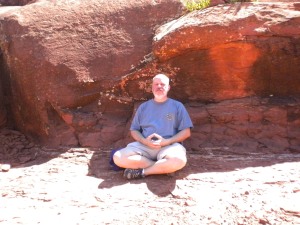 Meditating at Bell Rock Vortex